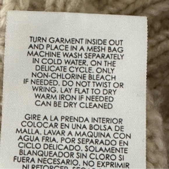 cabi Steady Shawl Collar Cardigan Sweater Cream Oatmeal 4275 - Picture 9 of 9